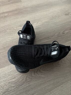 Nike Black Women's Air Flyknit Athletic Sneakers